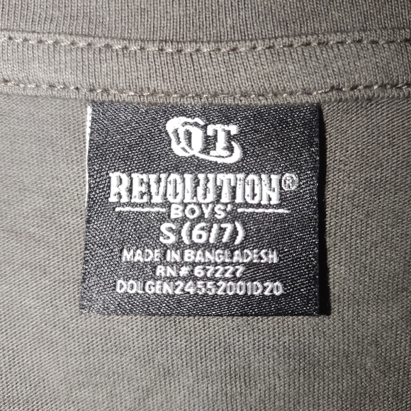 Revolution *Leader of the Pack* Boys Shirt S NWT - Picture 3 of 4